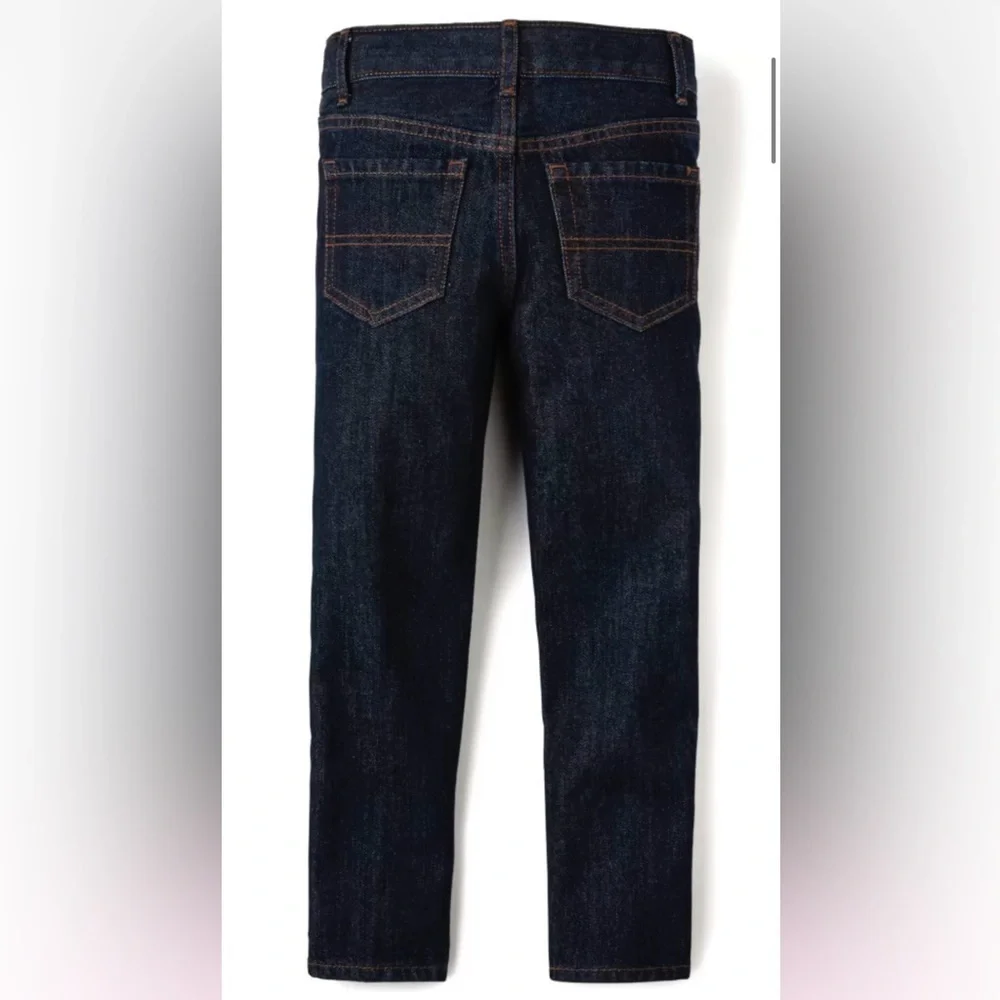 NEW The Children’s Place Straight Dark Wash Size 12